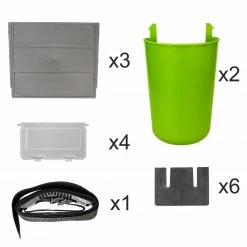 NISUS FishBox Large 5 Gal Box For Ice Fishing, 2 Compartments 24 NISUS FishBox Large 5 Gal Box For Ice Fishing, 2 Compartments