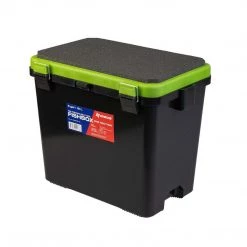 NISUS FishBox Large 5 Gal SeatBox For Ice Fishing Tackle And Gear Ice Fish Boxes & Bait Bucket
