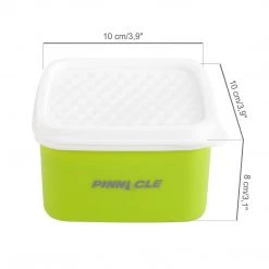 PINNACLE Paragone Compact Set Of 3 Lime Green Plastic Lunch Boxes | 8.5 Oz | Insulated Bag | CLEARANCE Camp Cookware