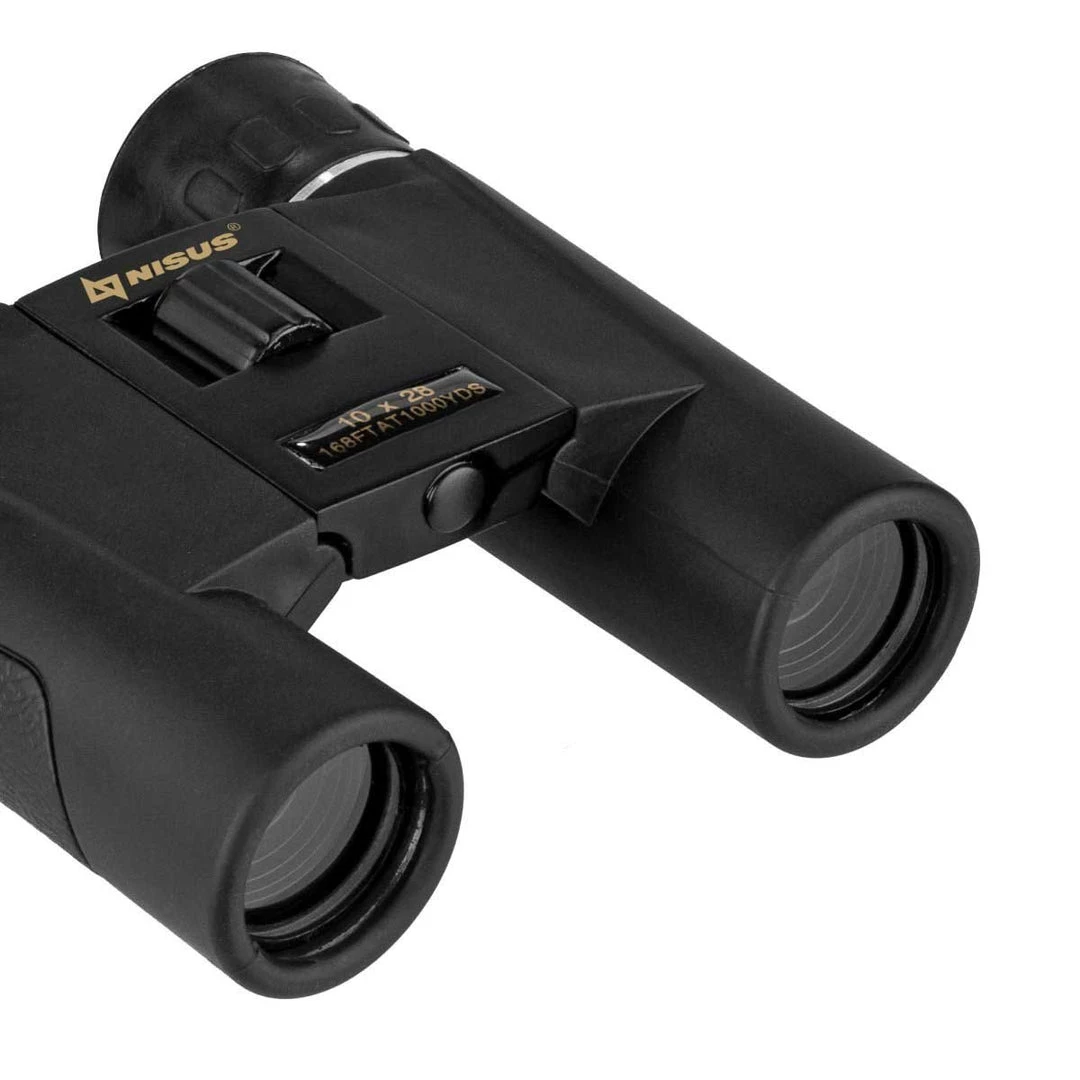 NISUS Binoculars 10x28 Power Adjustable Compact Field Binocular 6 NISUS Binoculars 10x28 Power Adjustable Compact Field Binocular