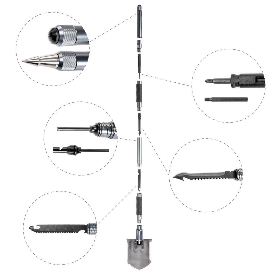 HELIOS Shovels Multifunctional Portable 38-inch Folding Survival Shovel For Camping 4 HELIOS Shovels Multifunctional Portable 38-inch Folding Survival Shovel For Camping
