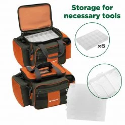 NISUS Soft Tackle System For Fishing Tackle Bag With Shoulder Strap Tackle Bags