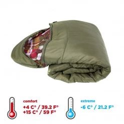 NISUS TRAVEL 220/90/300 Large Size Lightweight Synthetic Cotton Lined Camping Sleeping Bag Sleeping Bags