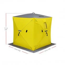 NISUS 2-Person Cube Series Pop-up Ice Fishing Shelter Ice Shelters 15 NISUS 2-Person Cube Series Pop-up Ice Fishing Shelter Ice Shelters