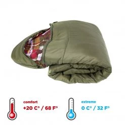 NISUS TRAVEL 180/70/200 Lightweight Synthetic Cotton Lined Camping Sleeping Bag