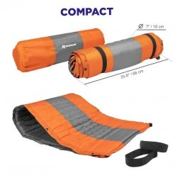 NISUS Sleeping Pads & Hammocks 1.5-inch Lightweight Self Inflating Sleeping Pad With Pillow, Orange