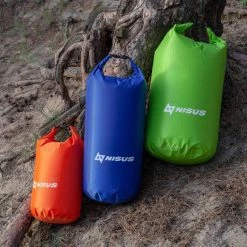 NISUS 10, 20, 30 L Polyester Waterproof Dry Bags For Fishing, Kayaking