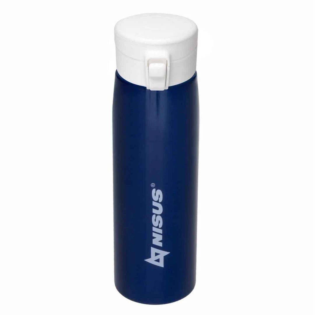 NISUS Push Button Lid Water Bottle, Stainless Steel, 16 Oz Water Bottles 3 NISUS Push Button Lid Water Bottle, Stainless Steel, 16 Oz Water Bottles