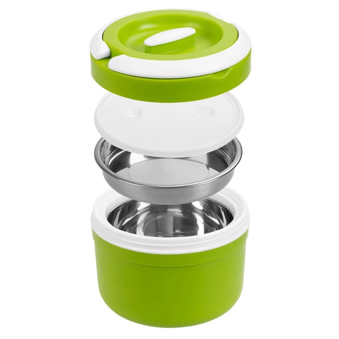 PINNACLE Prime, Green Plastic Lunch Container | 84.5 Oz | Stainless Steel Insulation | CLEARANCE 5 PINNACLE Prime, Green Plastic Lunch Container | 84.5 Oz | Stainless Steel Insulation | CLEARANCE