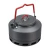CAMPSOR Compact Outdoor Anodized Aluminum Kettle For Camping With Windscreen Bottom