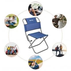 NISUS FISHING CHAIRS Set Of Two Outdoor Portable Folding Tourist Chairs