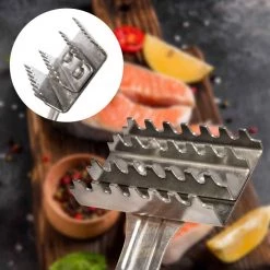 NISUS Stainless Steel Fish Scales Remover Fish Scaler & Knives