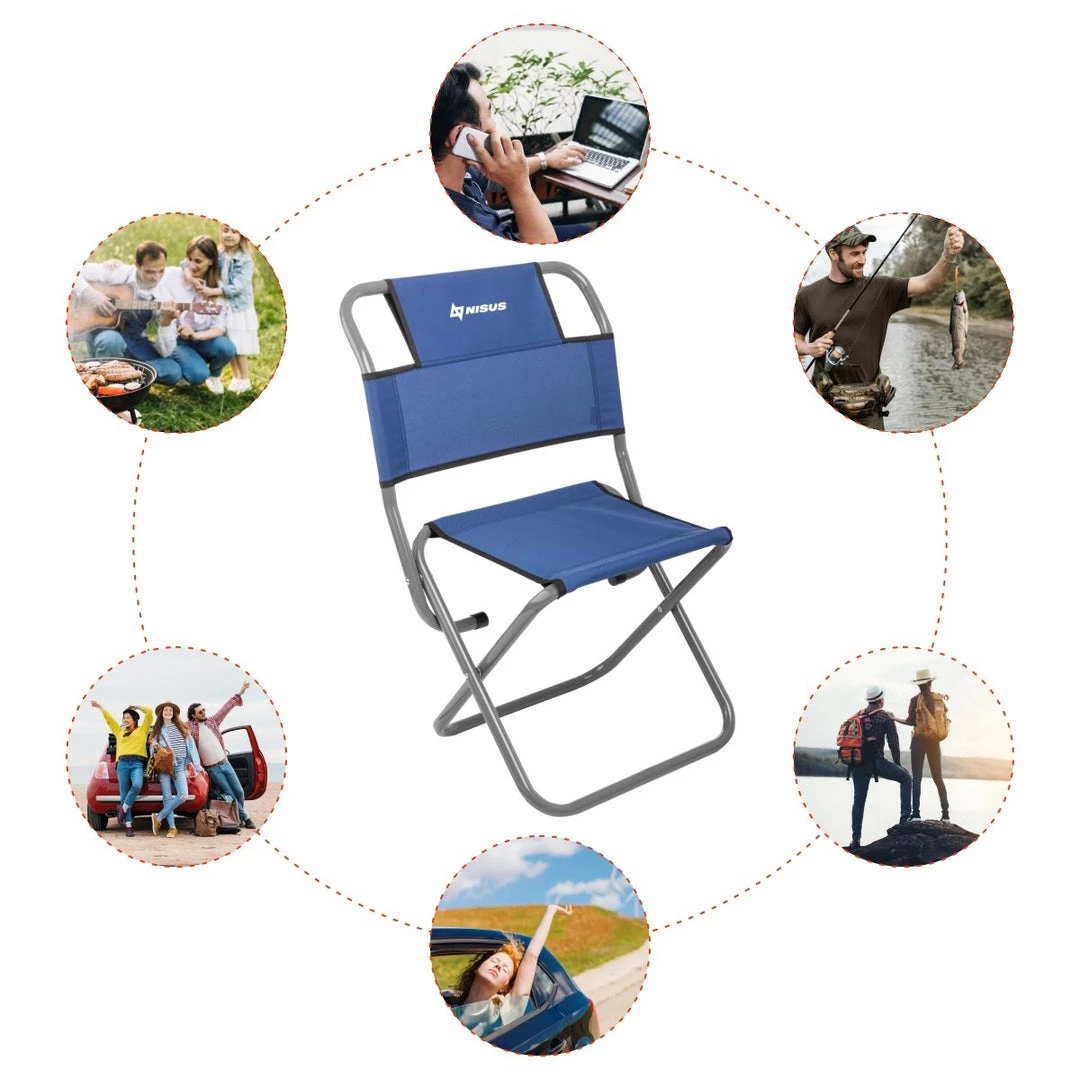 NISUS Back Support Folding Chair For Camping And Outdoor FISHING CHAIRS 9 NISUS Back Support Folding Chair For Camping And Outdoor FISHING CHAIRS