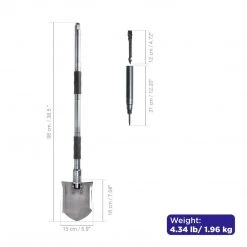 HELIOS Shovels Multifunctional Portable 38-inch Folding Survival Shovel For Camping 13 HELIOS Shovels Multifunctional Portable 38-inch Folding Survival Shovel For Camping