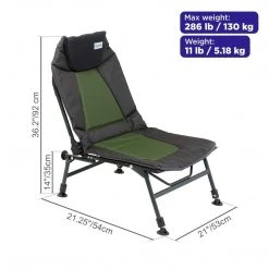 NISUS Reclining Chair For Camp And Carp Fishing