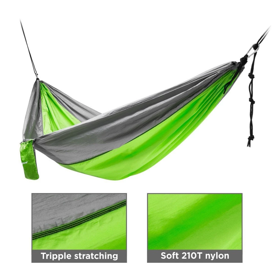 NISUS Sleeping Pads & Hammocks Large Nylon Hammock With Straps 12 NISUS Sleeping Pads & Hammocks Large Nylon Hammock With Straps