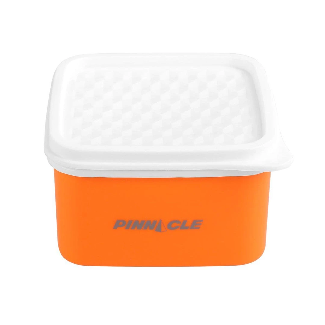PINNACLE Camp Cookware Pyramid Set Of 3 Orange Plastic Lunch Containers | Insulated Bag | Food Storage Boxes - CLEARANCE 5 PINNACLE Camp Cookware Pyramid Set Of 3 Orange Plastic Lunch Containers | Insulated Bag | Food Storage Boxes - CLEARANCE