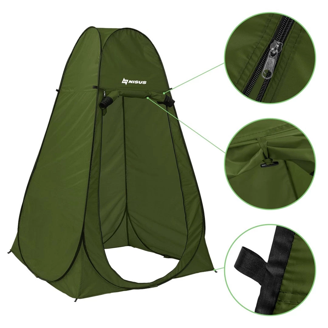 NISUS Pop Up Privacy Tent | Portable Outdoor Shower | Camp Toilet | Beach Changing Pod | Rain Shelter | 4 FT X 4 FT | CLEARANCE Tents & Tarps 5 NISUS Pop Up Privacy Tent | Portable Outdoor Shower | Camp Toilet | Beach Changing Pod | Rain Shelter | 4 FT X 4 FT | CLEARANCE Tents & Tarps