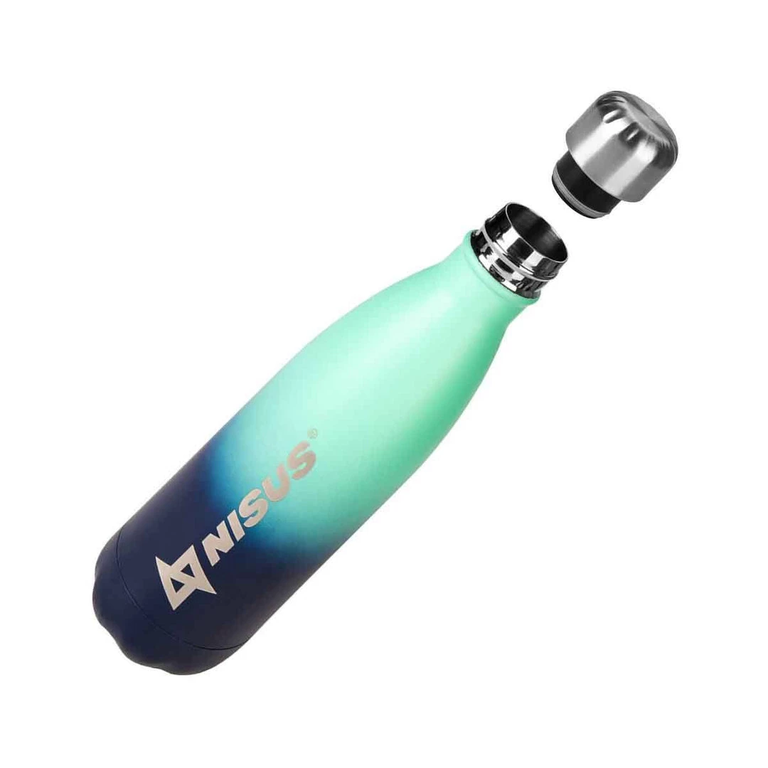 NISUS Water Bottles Double-Colored Twist Top Water Bottle | 17 Oz | Stainless Steel | CLEARANCE 5 NISUS Water Bottles Double-Colored Twist Top Water Bottle | 17 Oz | Stainless Steel | CLEARANCE
