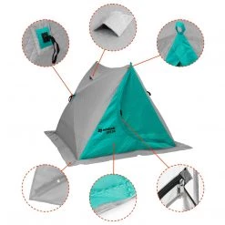 NISUS Insulated 3-Person Delta Series Pop-up Ice Fishing Shelter