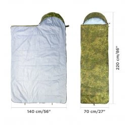 NISUS TRAVEL EXTREME 220/70/200 Compact Lightweight Waterproof Synthetic Cotton Lined Camping Sleeping Bag