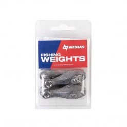 Weights & Sinkers Nisus Pin Shape Fishing Sinkers, 3 Oz, 4 Pcs In A Pack