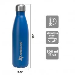 NISUS Twist Top Insulated Water Bottle | 17 Oz | Stainless Steel | CLEARANCE