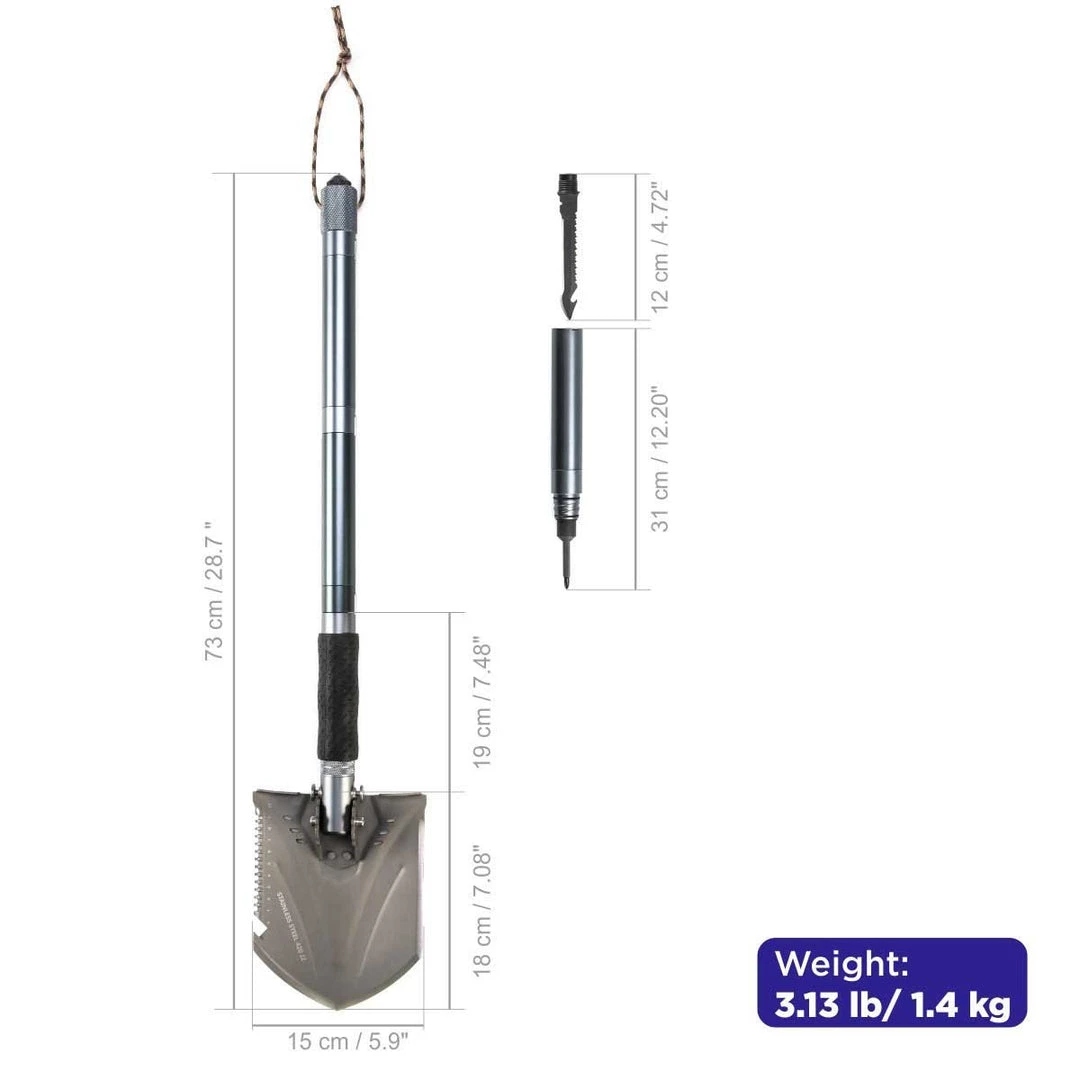 HELIOS Shovels Multifunctional 29-inch Folding Shovel For Camping 4 HELIOS Shovels Multifunctional 29-inch Folding Shovel For Camping