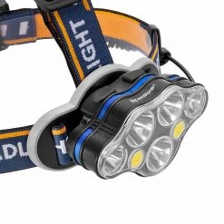 NISUS Headlamps LED Rechargeable Water-resistant Headlamp, Red And White Light