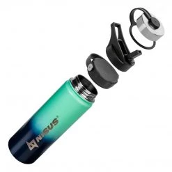 NISUS Water Bottles Stainless Steel Water Bottle With 3 Lid Types, 18 Oz, Double Colored | CLEARANCE 25 NISUS Water Bottles Stainless Steel Water Bottle With 3 Lid Types, 18 Oz, Double Colored | CLEARANCE