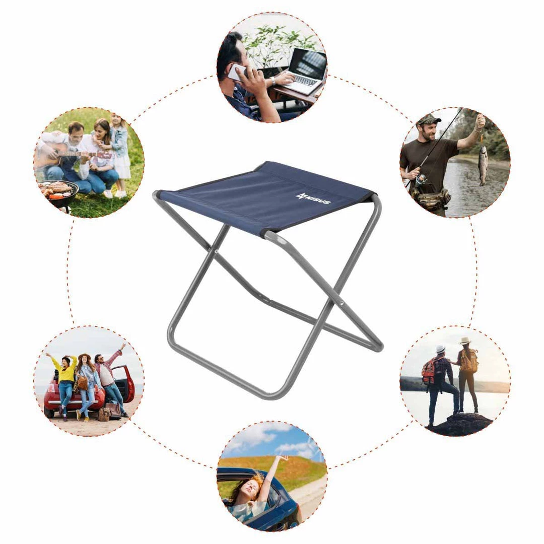 NISUS Folding Tourist Stool For Camping, Set Of 2 7 NISUS Folding Tourist Stool For Camping, Set Of 2
