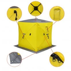 NISUS 2-Person Cube Series Pop-up Ice Fishing Shelter Ice Shelters 14 NISUS 2-Person Cube Series Pop-up Ice Fishing Shelter Ice Shelters