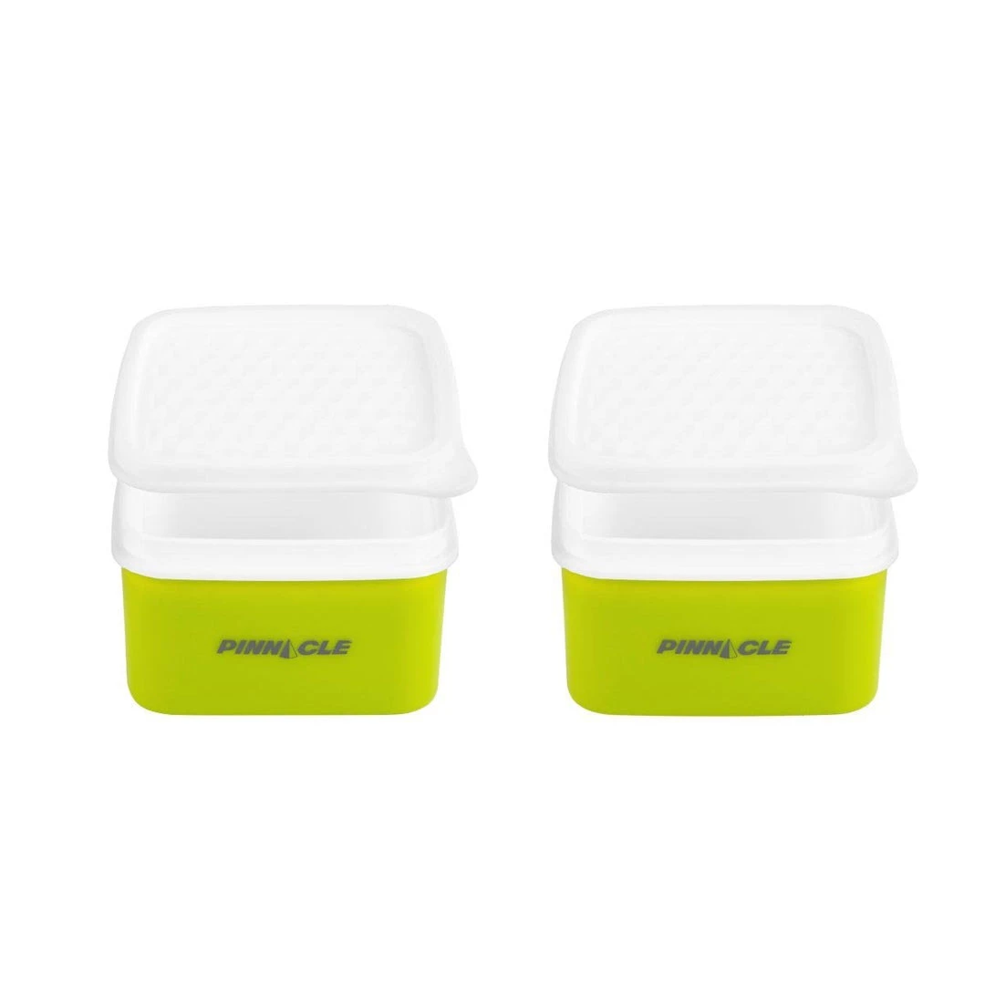 PINNACLE Camp Cookware Passion Compact Set Of 2 Lime Green Plastic Lunch Containers | 8.5 Oz | Insulated Bag | CLEARANCE 6 PINNACLE Camp Cookware Passion Compact Set Of 2 Lime Green Plastic Lunch Containers | 8.5 Oz | Insulated Bag | CLEARANCE