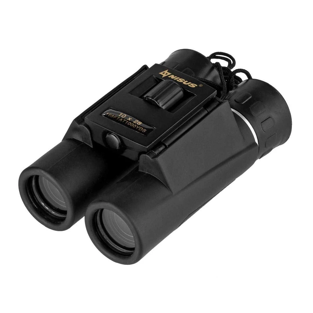 NISUS Binoculars 10x28 Power Adjustable Compact Field Binocular 3 NISUS Binoculars 10x28 Power Adjustable Compact Field Binocular