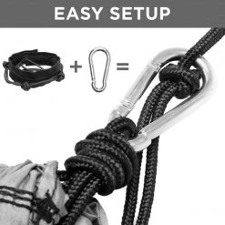 NISUS Sleeping Pads & Hammocks Large Nylon Hammock With Straps 21 NISUS Sleeping Pads & Hammocks Large Nylon Hammock With Straps