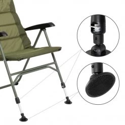 NISUS Set Of Two Steel Carp Fishing Armchairs 10 NISUS Set Of Two Steel Carp Fishing Armchairs