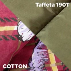 NISUS Sleeping Bags TRAVEL 185/70/200 Lightweight Synthetic Cotton Lined Camping Sleeping Bag