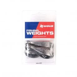 NISUS Weights & Sinkers Pin Shape Fishing Lead Sinker Weight, 3 Per Pack, 4 Oz