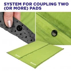 NISUS 2-inch XL Size Self Inflating Camping Sleeping Pad, Green Sleeping Pads & Hammocks