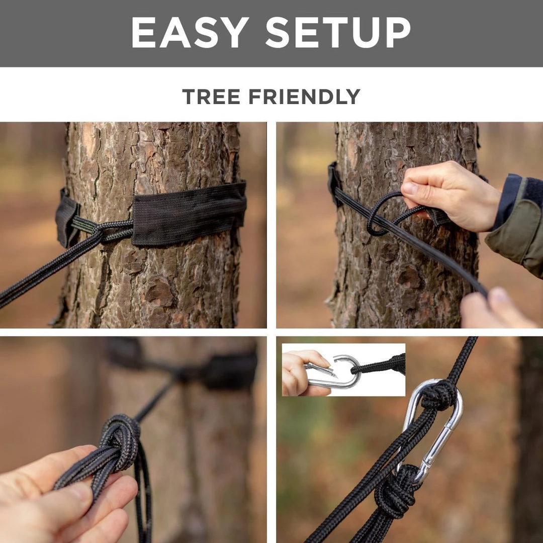 NISUS Sleeping Pads & Hammocks Large Nylon Hammock With Straps 7 NISUS Sleeping Pads & Hammocks Large Nylon Hammock With Straps