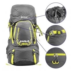 Nisus Eagle 50 L Internal Frame Hiking Backpack, Rain Cover Backpacks 13 Nisus Eagle 50 L Internal Frame Hiking Backpack, Rain Cover Backpacks