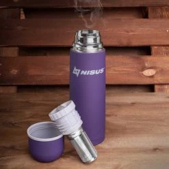 NISUS Portable Insulated Water Flask With Strainer, Purple, 25 Oz 11 NISUS Portable Insulated Water Flask With Strainer, Purple, 25 Oz