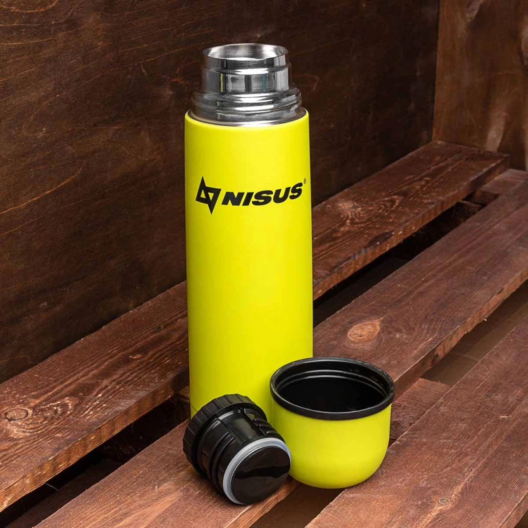 NISUS Water Flasks Portable Insulated Vacuum Flask With 2 Lid Cups, 25 Oz, Limited Edition 7 NISUS Water Flasks Portable Insulated Vacuum Flask With 2 Lid Cups, 25 Oz, Limited Edition