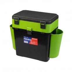 NISUS FishBox Large 5 Gal Box For Ice Fishing, 2 Compartments
