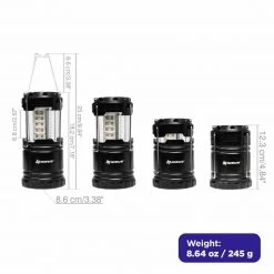 NISUS Lanterns Collapsible LED Camping Lantern, IPX4 Waterproof
