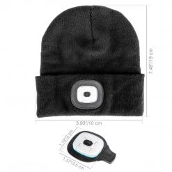 HELIOS Beanie With Rechargeable LED Light