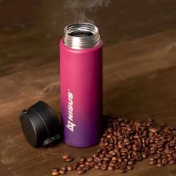 NISUS Water Bottles Compact Stainless Steel Insulated Water Bottle, Red, 14 Oz 12 NISUS Water Bottles Compact Stainless Steel Insulated Water Bottle, Red, 14 Oz