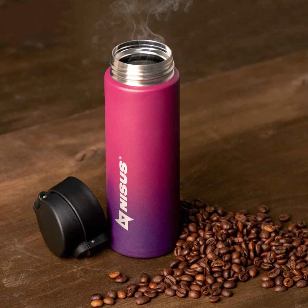 NISUS Water Bottles Compact Stainless Steel Insulated Water Bottle, Red, 14 Oz 7 NISUS Water Bottles Compact Stainless Steel Insulated Water Bottle, Red, 14 Oz