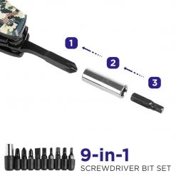 GENERIC Portable 14-in-1 DIY Multitool With Wire Cutter, Pilers, Knife Multi-Tools