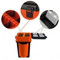 NISUS FishBox Large 5 Gal Box For Ice Fishing, 2 Compartments 31 NISUS FishBox Large 5 Gal Box For Ice Fishing, 2 Compartments